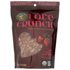 NATURE'S PATH: Love Crunch Premium Organic Granola Dark Chocolate and Red Berries, 11.5 oz