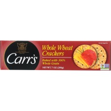 CARRS: Whole Wheat Crackers, 7 oz
