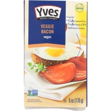 YVES VEGGIE CUISINE: Veggie Bacon, 6 oz