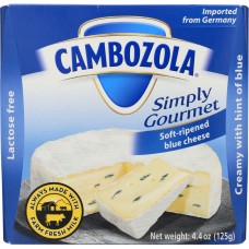 SIMPLY GOURMET: Cheese Cambozola Double, 4.4 oz