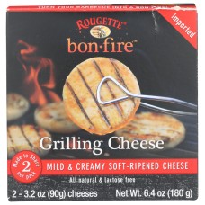 ROUGETTE: Grilling Cheese Mild and Creamy Soft Ripened Cheese, 6.40 oz