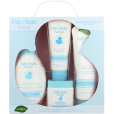 LIVE CLEAN: Baby Gift Set Full Size, 4 pc