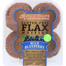 FLAX4LIFE: Wild Blueberry Flax Muffins, 14 oz