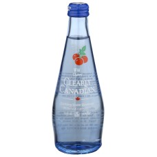 CLEARLY CANADIAN: Wild Cherry Sparkling Water, 11 fo