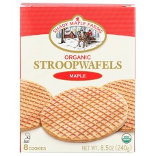 SHADY MAPLE FARM: Organic Stroopwafels Maple, 8.5 oz