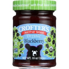 CROFTERS: Fruit Spread Blackberry Organic, 10 oz