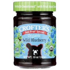 CROFTERS: Organic Blueberry Fruit Spread, 10 oz