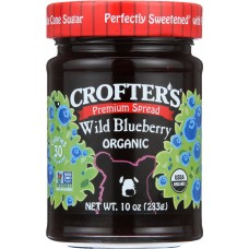 CROFTERS: Conserve Wild Blueberry Organic, 10 oz