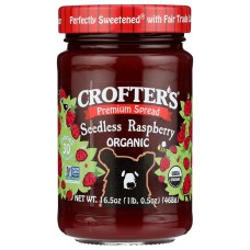 CROFTERS: Conserve Seedless Raspberry Organic, 16.5 oz
