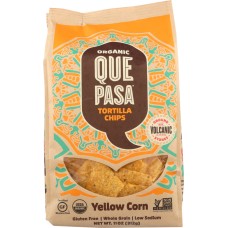 QUE PASA: Chip Tortilla Yellow Corn Organic, 11 oz