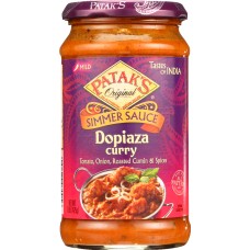 PATAKS: Cooking Sauce Dopiaza, 15 oz