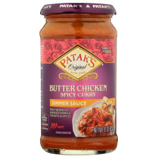 PATAKS: Sauce Spicy Butter Chicken, 15 oz PATAKS: Sauce Spicy Butter Chicken, 15 oz