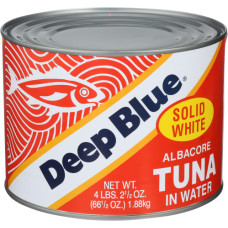 DEEP BLUE: Solid White Tuna Albacore Tuna in Water, 66.5 oz DEEP BLUE: Solid White Tuna Albacore Tuna in Water, 66.5 oz
