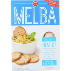 OLD LONDON: Sea Salt Melba Snacks, 5.25 oz