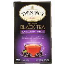 TWINING TEA: Blackcurrant Breeze Black Tea, 20 bg