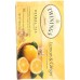 TWININGS OF LONDON: Herbal Lemon & Ginger Naturally Caffeine Free, 20 Tea Bags, 1.06 oz