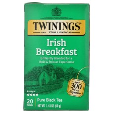 TWINING TEA: Classics Irish Breakfast Tea, 20 Tea Bags, 1.41 oz