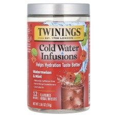 TWINING TEA: Tea Cld Infs Wtrmln Mint, 12 bg