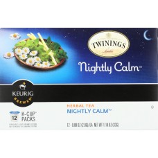 TWININGS: Nightly Calm Herbal Tea K-Cups, 12 pc
