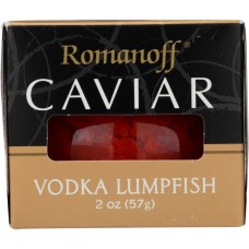 ROMANOFF: Red Vodka Lumpfish Caviar, 2 oz