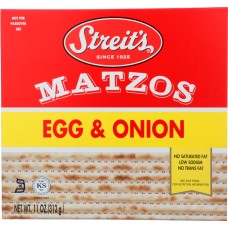 STREITS: Egg & Onion Matzo, 11 oz