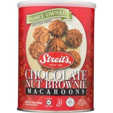 STREIT'S: Chocolate Nut Brownie Macaroons, 10 oz