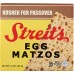 STREITS: Vintage Egg Matzo, 12 oz