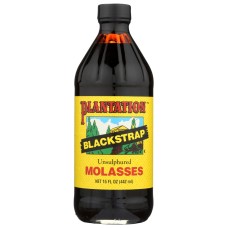 PLANTATION: Unsulphured Blackstrap Molasses, 15 oz