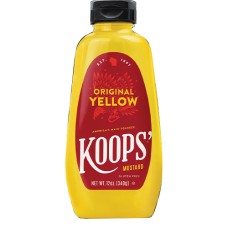 KOOPS': Organic Yellow Mustard, 12 oz
