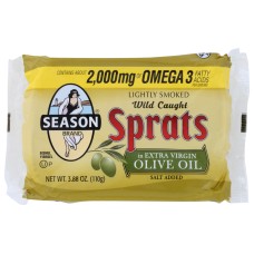 SEASON: Sprats in Olive Oil, 3.75 Oz