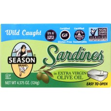 SEASONS: Sardine Extra Virgin Olive Oil, 4.375 oz