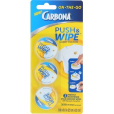 CARBONA: Stain Remover Push and Wipe, 3 pk