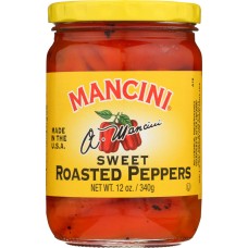 MANCINI: Sweet Roasted Peppers, 12 oz