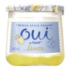 YOPLAIT: Oui French Style Yogurt Lemon, 5 oz