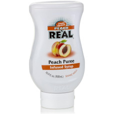 REAL INFUSED EXOTICS: Peach Puree Syrup, 16.9 fo.