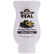 REAL INFUSED EXOTICS: Passion Fruit Puree Syrup, 16.9 fo