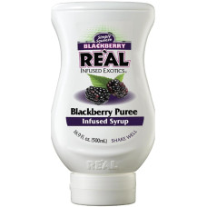 REAL INFUSED EXOTICS: Blackberry Puree Syrup, 16.9 fo
