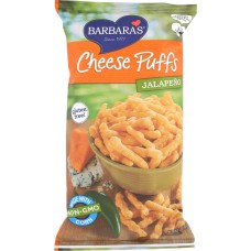 BARBARA'S BAKERY: Cheese Puffs Jalapeno, 7 oz