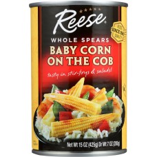 REESE: Baby Corn on the Cob Whole Spears, 15 oz