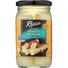 REESE: Whole Hearts Of Palm In Glass, 11.6 oz