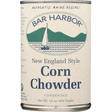 BAR HARBOR: New England Style Corn Chowder All Natural Condensed, 15 oz