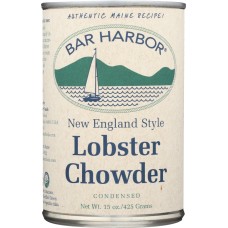 BAR HARBOR: New England Style Lobster Chowder All Natural Condensed, 15 oz