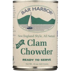 BAR HARBOR: Soup Chowder Clam New England Ready To Served, 15 oz