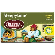CELESTIAL SEASONINGS: Sleepytime Herbal Tea Caffeine Free 20 Tea Bag, 1 oz