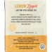 CELESTIAL SEASONINGS: Lemon Zinger Herbal Tea Caffeine Free, 20 bg