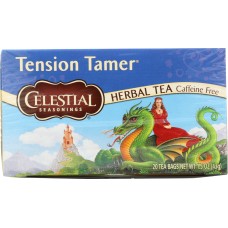 CELESTIAL SEASONINGS: Tension Tamer Herbal Tea Caffeine Free, 20 bg