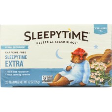 CELESTIAL SEASONINGS: Sleepytime Extra Wellness Herbal Tea, 20 Tea Bags