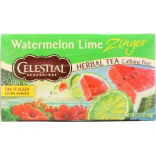 CELESTIAL SEASONINGS: Watermelon Lime Zinger Tea, 20 bg