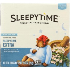 CELESTIAL SEASONINGS: Wellness Sleepytime Extra Tea, 40 bg