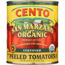 CENTO: San Marzano Organic Peeled Tomatoes, 28 oz